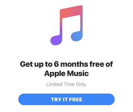6 Por meses Apple Este Viernes Negro Música Gratis
