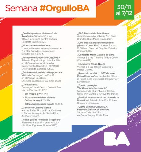 Buenos Aires. Semana del Orgullo BA 2019 Buenos Aires. Semana del Orgullo BA 2019