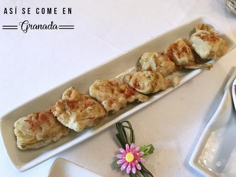 Alcachofas en tempura de azafrán sin gluten. Juego de blogueros 2.0