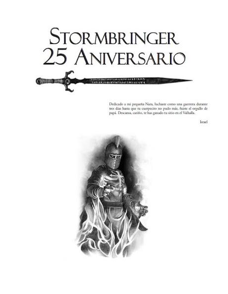 El Stormbringer 25 Aniversario de Israel López Fernández