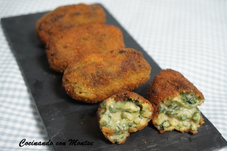 Croquetas de espinacas y queso Croquetas de espinacas y queso