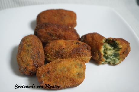 Croquetas de espinacas y queso Croquetas de espinacas y queso