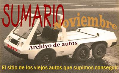 Sumario de noviembre de 2019