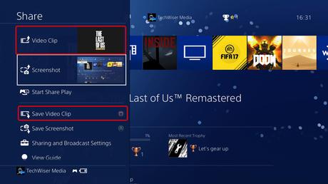 Cómo grabar vídeos de Juego en PS4