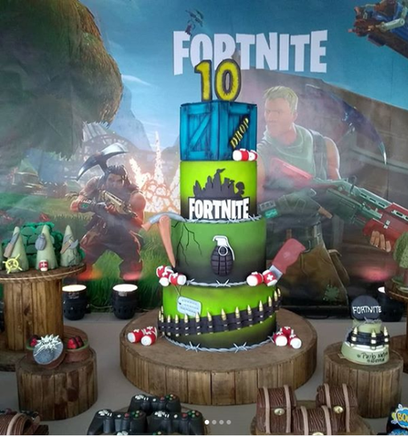 Galería de Tortas y dulces personalizados Fortnite