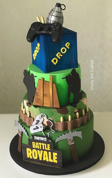 Galería de Tortas y dulces personalizados Fortnite