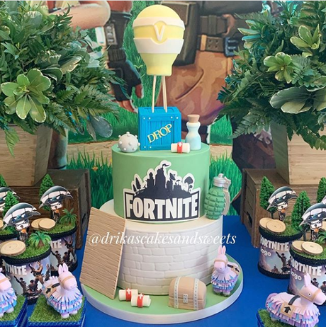 Galería de Tortas y dulces personalizados Fortnite