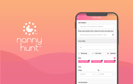 NannyHunt: Contrata a una niñera local