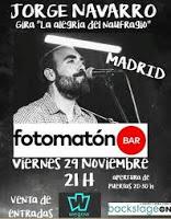 Concierto de Jorge Navarro en Fotomatón Bar