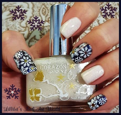 RETO ESMALTANDO LA NAVIDAD: Copos de nieve RETO ESMALTANDO LA NAVIDAD: Copos de nieve