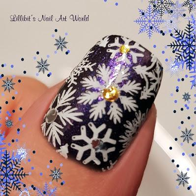 RETO ESMALTANDO LA NAVIDAD: Copos de nieve RETO ESMALTANDO LA NAVIDAD: Copos de nieve