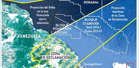 Resultado de imagen para Reclamo Venezuela con Guyana