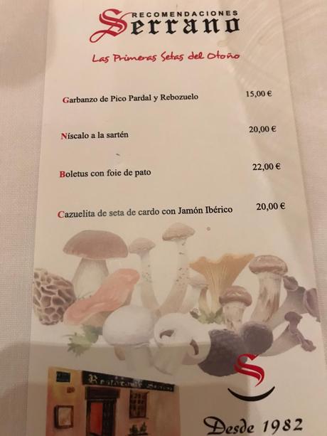 Reseñas gastronómicas: Visita al Restaurante Serrano de Astorga