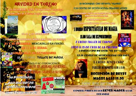 Navidad en Toreno 2019. programa y actividades