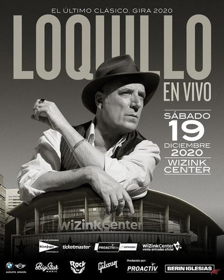 Loquillo anuncia concierto en el WiZink Center de Madrid el 19 de diciembre de 2020 Loquillo anuncia concierto en el WiZink Center de Madrid el 19 de diciembre de 2020