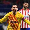 Messi da clases de gol al Atlético