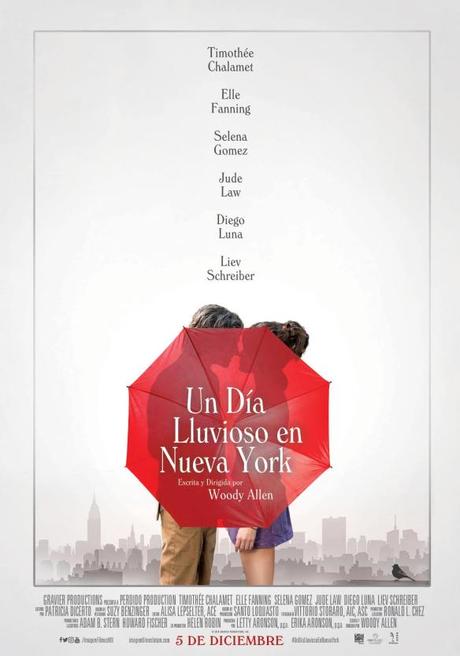 Woody Allen regresa con Un Día Lluvioso en Nueva York. Estreno, Jueves 5 de Diciembre