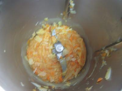 Sofrito Timbal de marisco crujiente Thermomix
