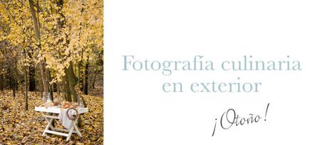 Fotografía culinaria en exterior. Otoño fotografía culinaria en exterior