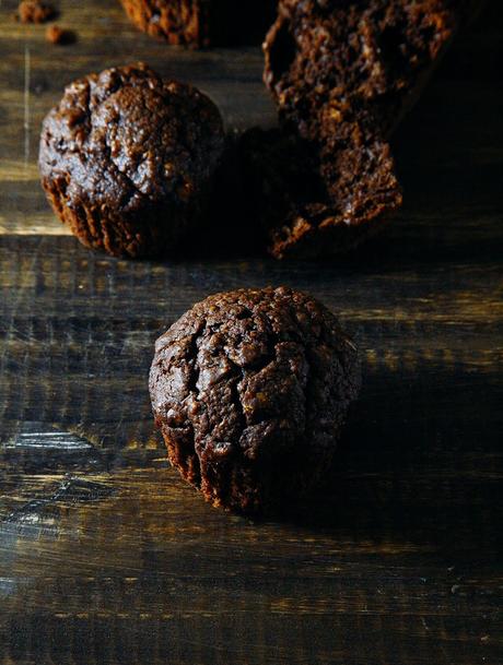 MUFFINS DE AVENA Y CHOCOLATE