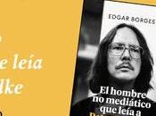 Presentación hombre mediático leía Peter Handke"