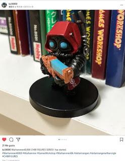Chibis de W40K en cápsulas (Vendings warhammeros de Japón)
