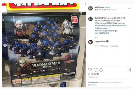 Chibis de W40K en cápsulas (Vendings warhammeros de Japón)