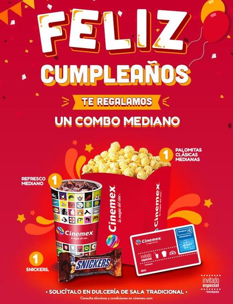 Promoción cumpleaños de Cinemex Promoción cumpleaños de Cinemex