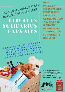 Peluches solidarios. Colaboramos con el Ayuntamiento y con ALES Jaén