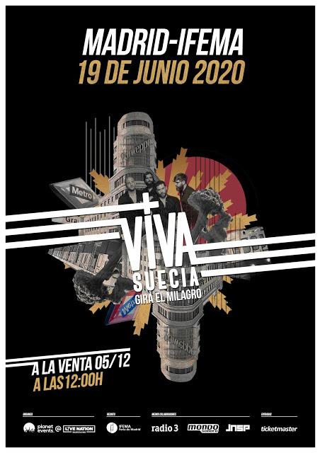 Concierto de Viva Suecia en IFEMA el 19 de junio de 2020