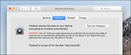 Como encriptar el disco duro de tu Mac