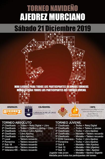 III Torneo Navideño Ajedrez Murciano 2019 III Torneo Navideño Ajedrez Murciano 2019