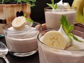 Mousse plátano vasos