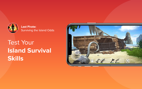 Supervivencia del más apto en la aplicación Last Pirate Survival Game