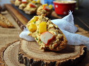 Tosta atún mango curry