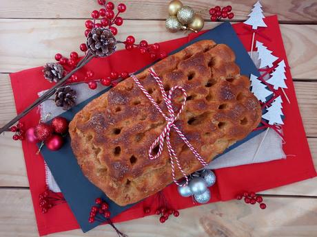 Brunsviger. Brioche danés navideño. Masas. Desayuno, merienda, horno, Cuca. Receta de Navidad Brunsviger. Brioche danés navideño. Masas. Desayuno, merienda, horno, Cuca. Receta de Navidad