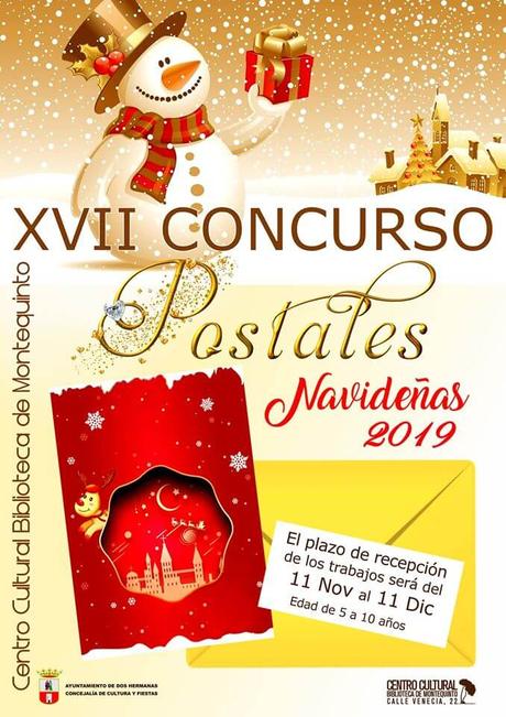 Concurso Postales Navidad 2019 en la Biblioteca de Montequinto