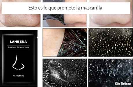 Mascarilla para puntos negros