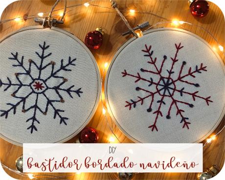 DIY: Bastidor bordado navideño