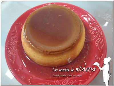 Flan rápido de turrón. Receta fácil de Navidad