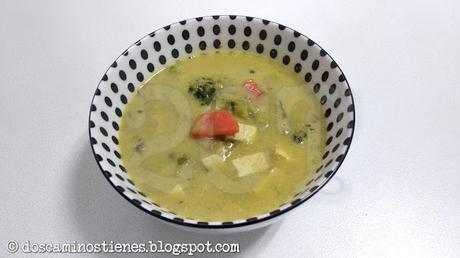 (Receta Vegetariana) Curry tailandés de verduras y tofu