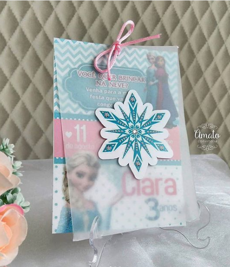 15 Bellas invitaciones de Frozen