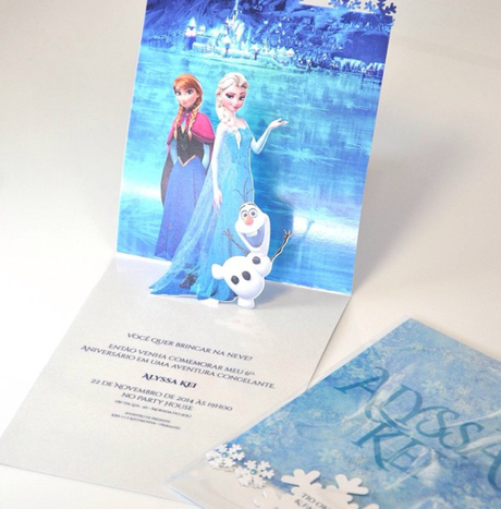 15 Bellas invitaciones de Frozen