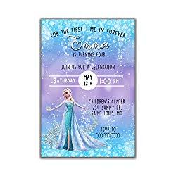 15 Bellas invitaciones de Frozen