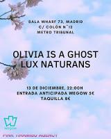 Concierto de Lux Natura y Olivia is a ghost en Wharf 73 Concierto de Lux Natura y Olivia is a ghost en Wharf 73
