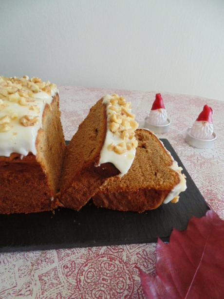 Pan de jengibre. Gingerbread loaf cake