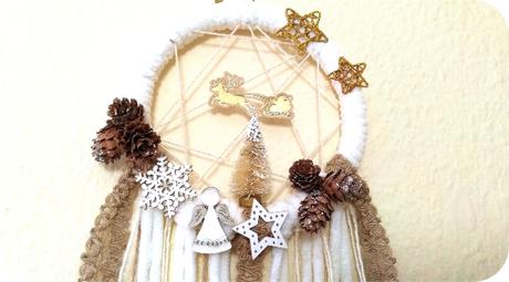 DIY: Atrapasueños navideño