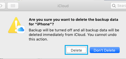 Cómo eliminar iCloud Backups en Mac y Windows ordenador personal