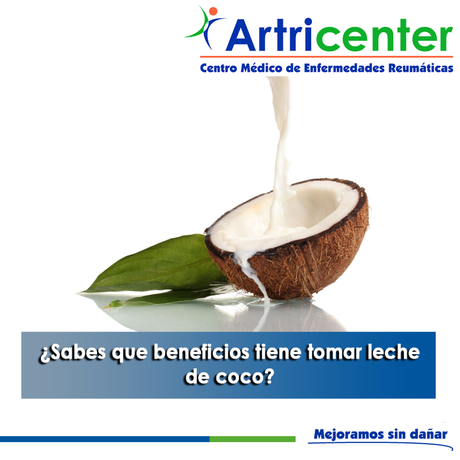 Artricenter: ¿Sabes que beneficios tiene tomar leche de coco?