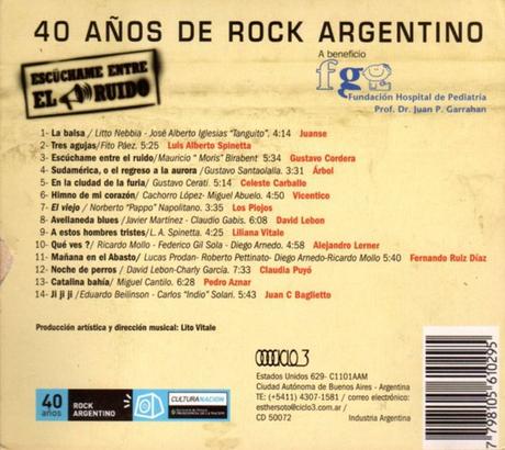 Lito Vitale - 40 Años De Rock Argentino - Escúchame Entre El Ruido Volumen I & II (2006)
